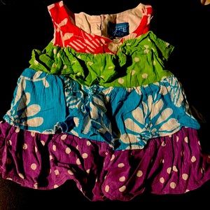 Tank top with ruffles